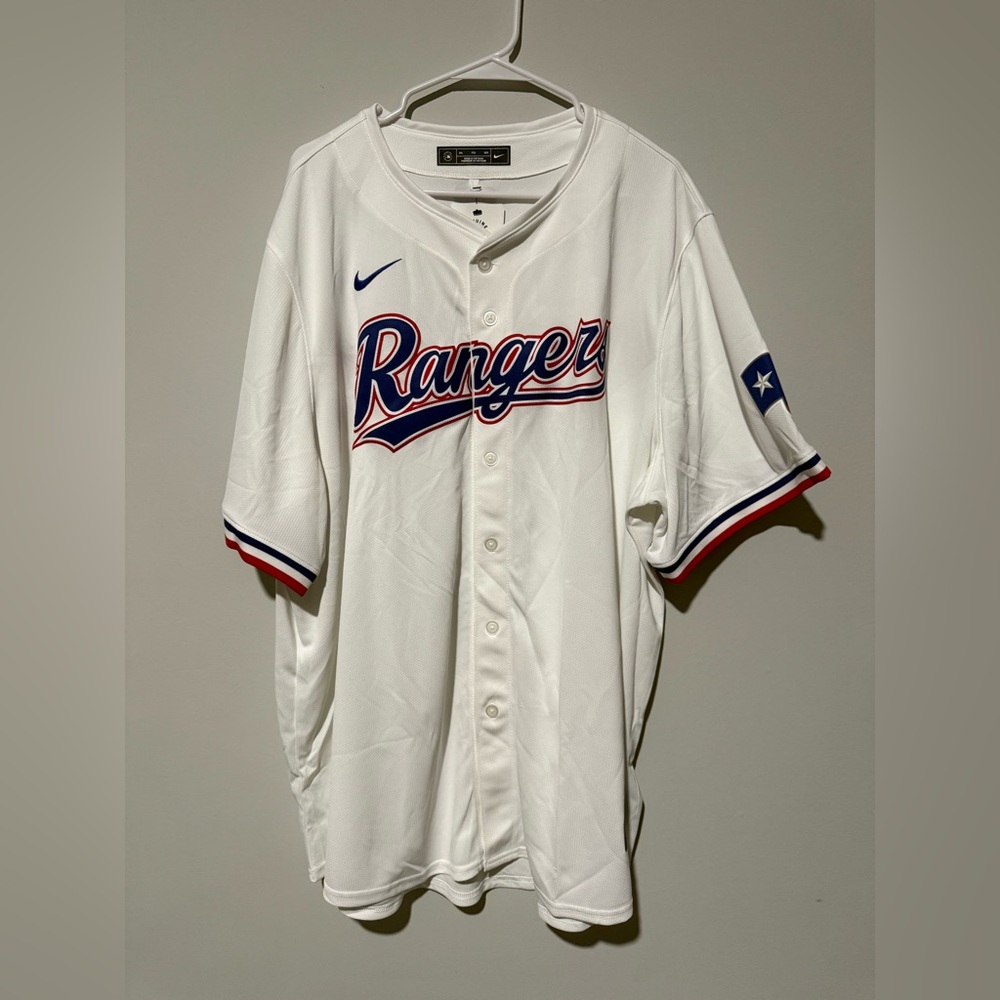 Nike Texas Rangers Marcus Semien Men’s Baseball Jersey- 3XL